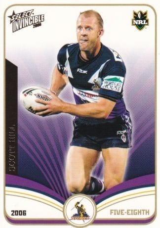 2006 NRL Invincible Common Card - Base 065 Scott Hill Melbourne Storm
