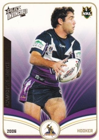 2006 NRL Invincible Common Card - Base 067 Cameron Smith Melbourne Storm