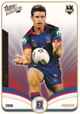 2006 NRL Invincible Common Card - Base 079 Danny Buderus Newcastle Knights