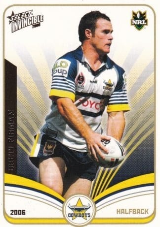 2006 NRL Invincible Common Card - Base 090 Brett Firman North Qld Cowboys