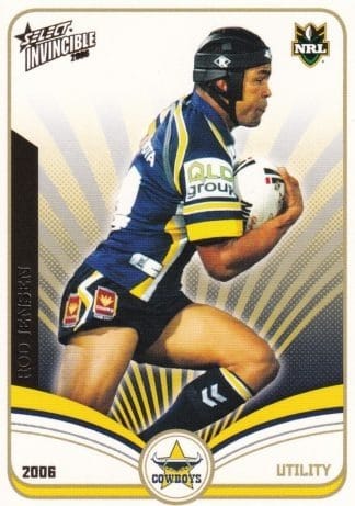 2006 NRL Invincible Common Card - Base 098 Rod Jensen North Qld Cowboys