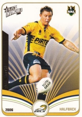 2006 NRL Invincible Common Card - Base 102 Tim Smith Parramatta Eels