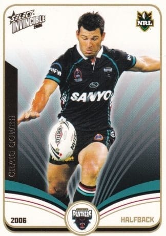 2006 NRL Invincible Common Card - Base 114 Craig Gower Penrith Panthers