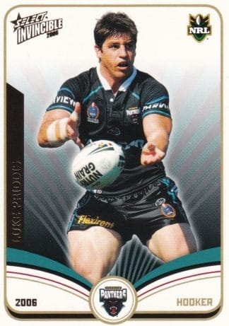 2006 NRL Invincible Common Card - Base 115 Luke Priddis Penrith Panthers