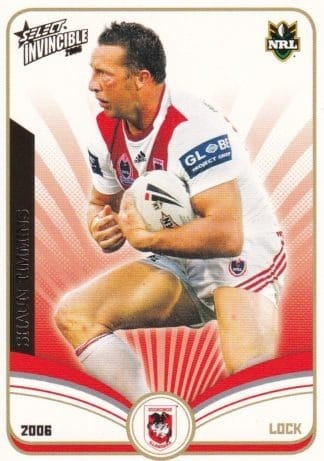 2006 NRL Invincible Common Card - Base 129 Shaun Timmins St George Dragons