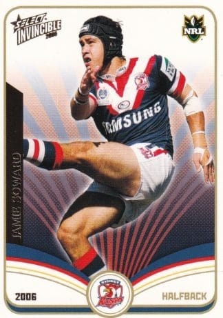 2006 NRL Invincible Common Card - Base 157 Jamie Soward Sydney Roosters