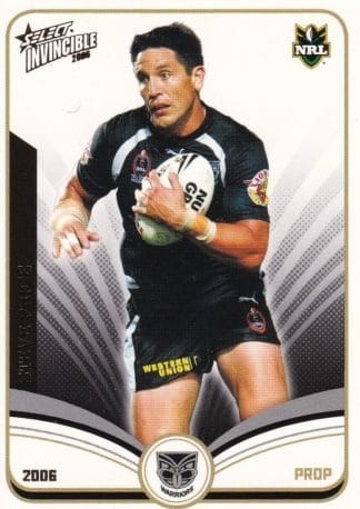 2006 NRL Invincible Common Card - Base 164 Steve Price New Zealand Warriors