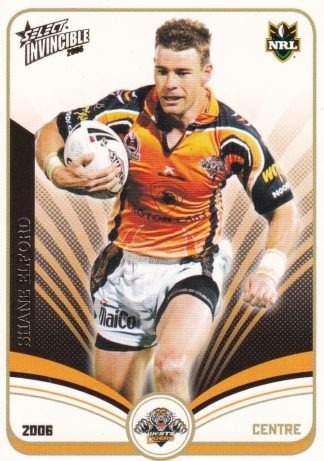 2006 NRL Invincible Common Card - Base 180 Shane Elford Wests Tigers