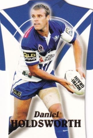 2006 NRL Invincible Die Cut Jersey - DC08 Daniel Holdsworth Canterbury Bulldogs