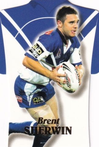 2006 NRL Invincible Die Cut Jersey - DC09 Brent Sherwin Canterbury Bulldogs