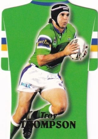 2006 NRL Invincible Die Cut Jersey - DC17 Troy Thompson Canberra Raiders