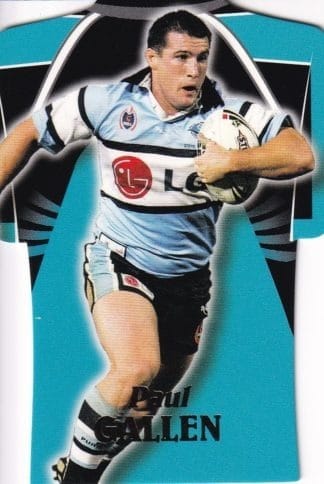 2006 NRL Invincible Die Cut Jersey - DC24 Paul Gallen Cronulla Sharks
