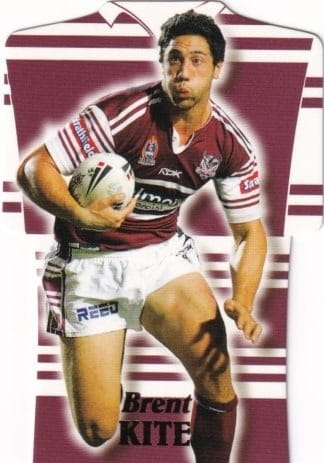 2006 NRL Invincible Die Cut Jersey - DC29 Brent Kite Manly Sea Eagles