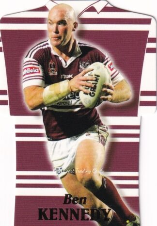 2006 NRL Invincible Die Cut Jersey - DC30 Ben Kennedy Manly Sea Eagles