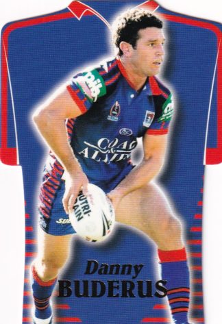 2006 NRL Invincible Die Cut Jersey - DC40 Danny Buderus Newcastle Knights