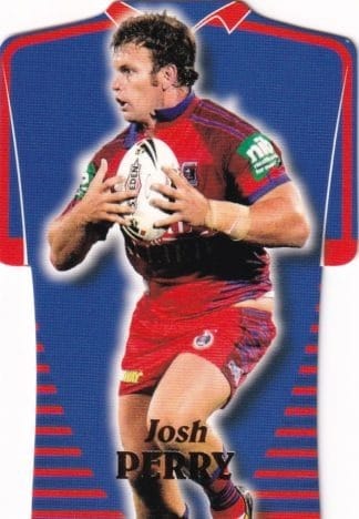2006 NRL Invincible Die Cut Jersey - DC41 Josh Perry Newcastle Knights