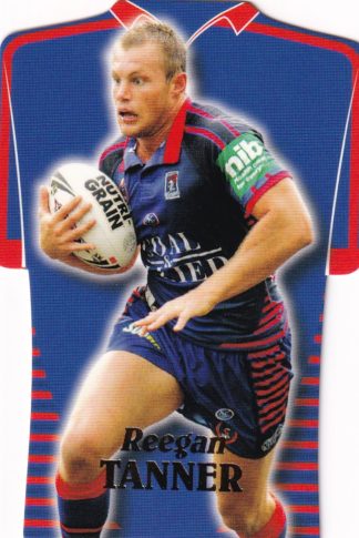 2006 NRL Invincible Die Cut Jersey - DC42 Reegan Tanner Newcastle Knights