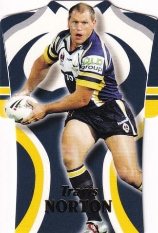 2006 NRL Invincible Die Cut Jersey - DC48 Travis Norton North Qld Cowboys