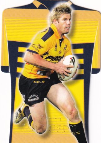 2006 NRL Invincible Die Cut Jersey - DC54 Glenn Morrison Parramatta Eels