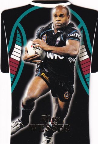 2006 NRL Invincible Die Cut Jersey - DC55 Rhys Wesser Penrith Panthers