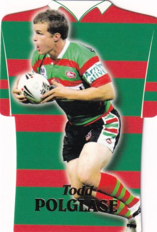2006 NRL Invincible Die Cut Jersey - DC67 Todd Polglase South Sydney Rabbitohs