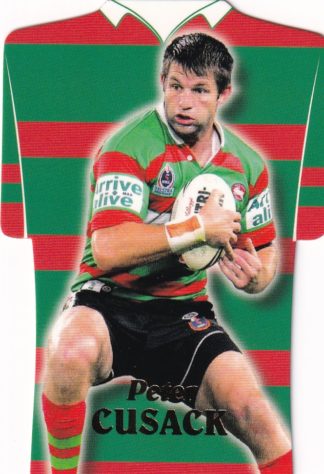 2006 NRL Invincible Die Cut Jersey - DC71 Peter Cusack South Sydney Rabbitohs
