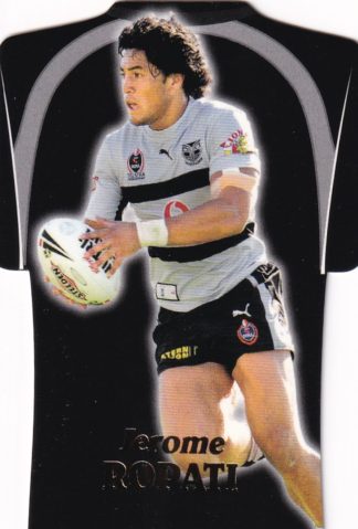 2006 NRL Invincible Die Cut Jersey - DC80 Jerome Ropati Warriors
