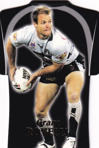 2006 NRL Invincible Die Cut Jersey - DC81 Grant Rovelli Warriors