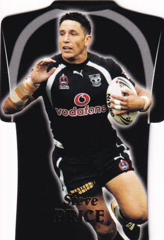 2006 NRL Invincible Die Cut Jersey - DC83 Steve Price Warriors