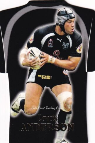 2006 NRL Invincible Die Cut Jersey - DC84 Louis Anderson Warriors