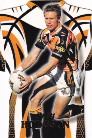 2006 NRL Invincible Die Cut Jersey - DC85 Brett Hodgson Wests Tigers