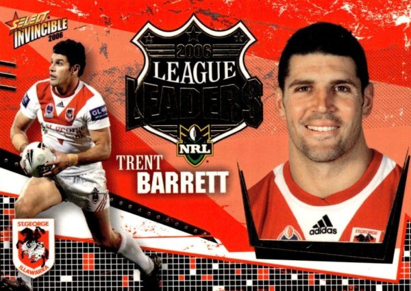 2006 NRL Invincible League Leader - CC11 Trent Barrett St George Dragons