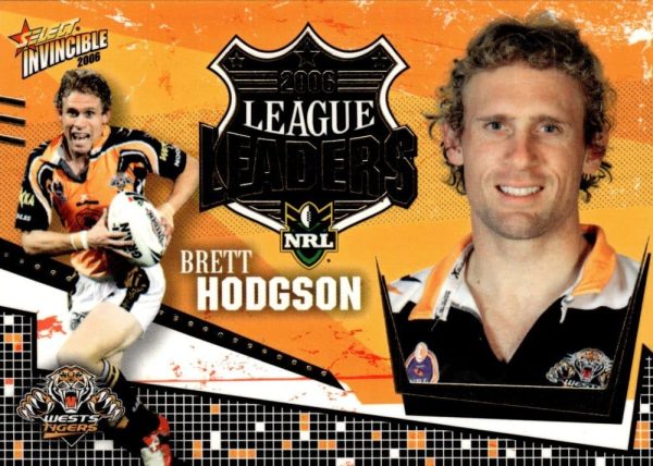 2006 NRL Invincible League Leader - CC15 Brett Hodgson Wests Tigers