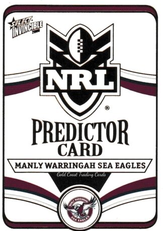2006 NRL Invincible Premiership Predictor - PC05 Manly Sea Eagles