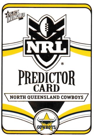 2006 NRL Invincible Premiership Predictor - PC08 North Qld Cowboys