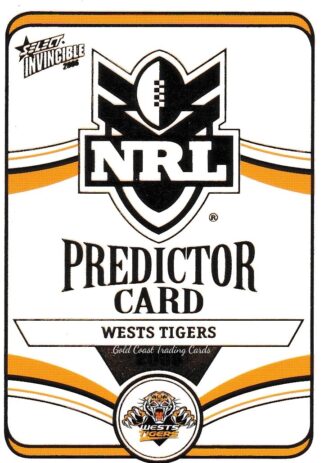 2006 NRL Invincible Premiership Predictor - PC15 Wests Tigers