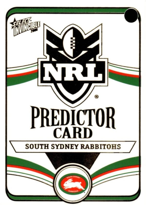 2006 NRL Invincible League Leader - CC13 Peter Cusack South Sydney Rabbitohs - Image 2