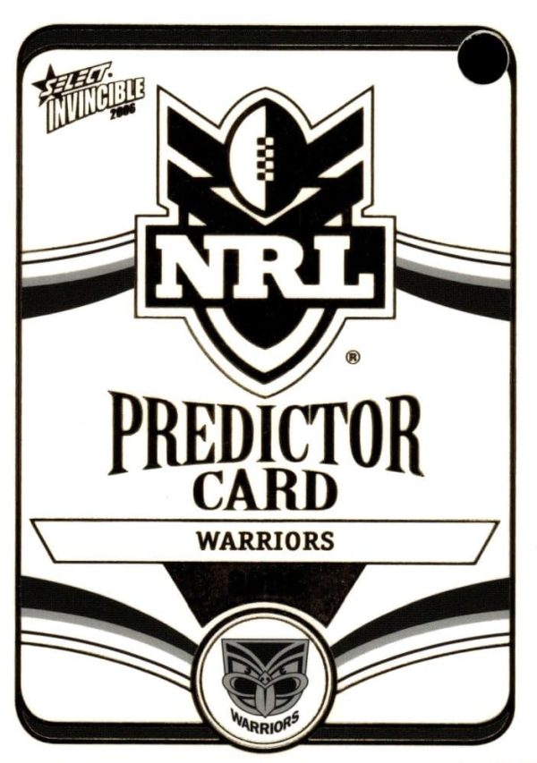 2006 NRL Invincible League Leader - CC14 Steve Price Warriors - Image 2