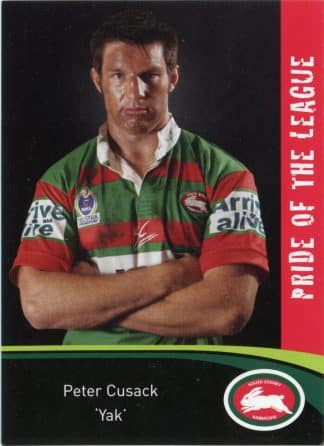 2006 NRL South Sydney Promotional Set - Base 02 Peter Cusack South Sydney Rabbitohs