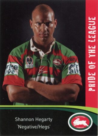 2006 NRL South Sydney Promotional Set - Base 07 Shannon Hegarty South Sydney Rabbitohs