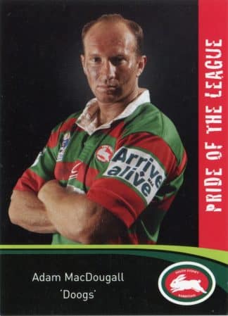 2006 NRL South Sydney Promotional Set - Base 09 Adam MacDougall South Sydney Rabbitohs