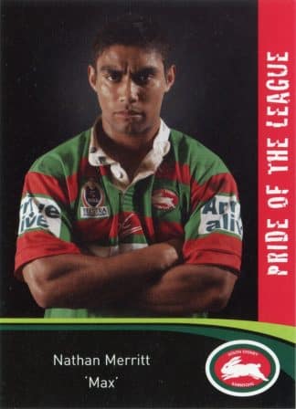 2006 NRL South Sydney Promotional Set - Base 13 Nathan Merritt South Sydney Rabbitohs