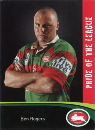 2006 NRL South Sydney Promotional Set - Base 18 Ben Rogers South Sydney Rabbitohs
