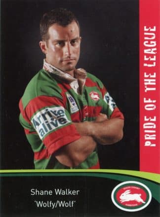 2006 NRL South Sydney Promotional Set - Base 22 Shane Walker South Sydney Rabbitohs