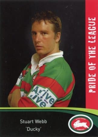 2006 NRL South Sydney Promotional Set - Base 23 Stuart Webb South Sydney Rabbitohs
