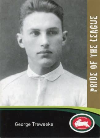 2006 NRL South Sydney Promotional Set - Base 34 George Treweeke South Sydney Rabbitohs