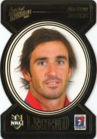 2006 NRL Invincible Legend Die Cut - LDC01 Andrew Johns Newcastle Knights