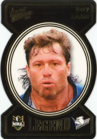 2006 NRL Invincible Legend Die Cut - LDC03 Terry Lamb Canterbury Bulldogs