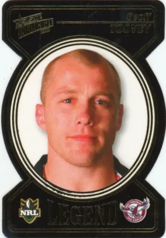2006 NRL Invincible Legend Die Cut - LDC09 Geoff Toovey Manly Sea Eagles