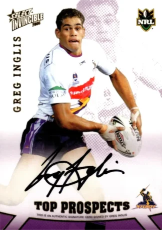 2006 NRL Invincible Top Prospect Signature - TP01 Greg Inglis Melbourne Storm